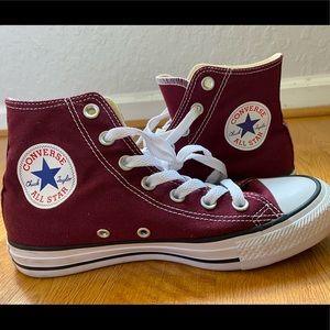 High Top Maroon Converse